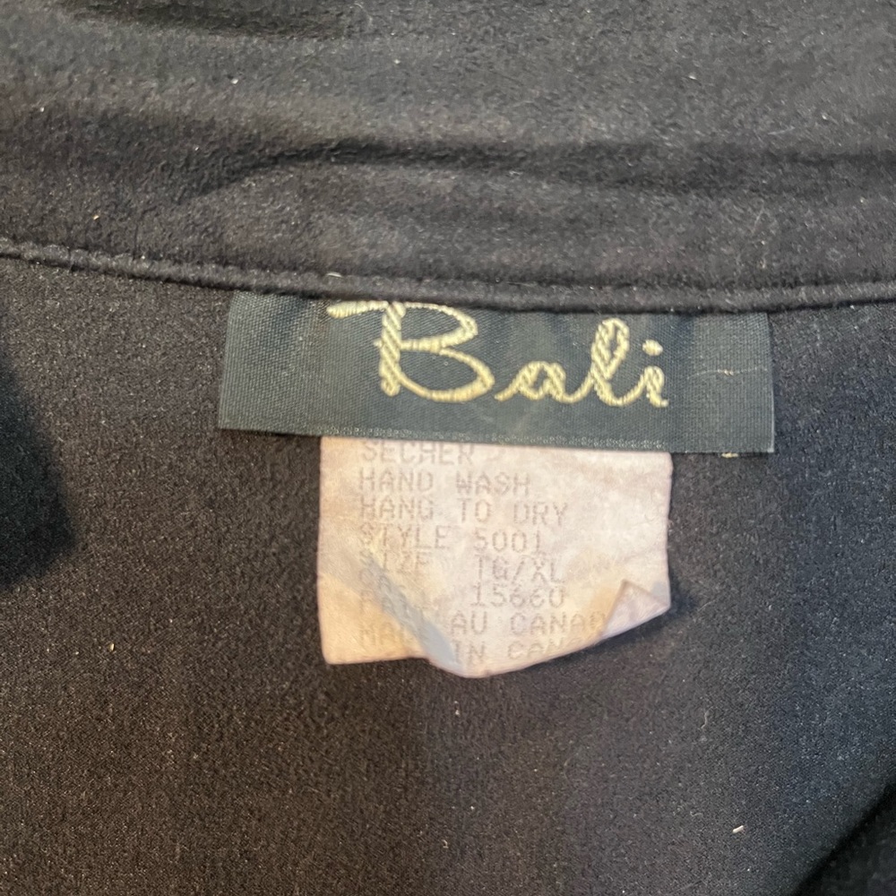 #230 Bali Black Blazer with Gold Details. Size XL - Picture 5 of 9